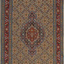 Persian Birjand (Mood) runner 3'4 X 11'9 - Area Rugs