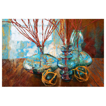 Lisa Sofia Robinson "Vases By Window" Painting Art Print, 24"x36"