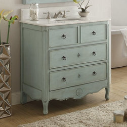 Distressed Bathroom Vanities - Bathroom Vanities And Sink Consoles