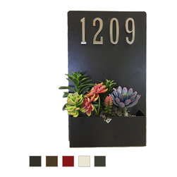 Painted Address Planter - Products