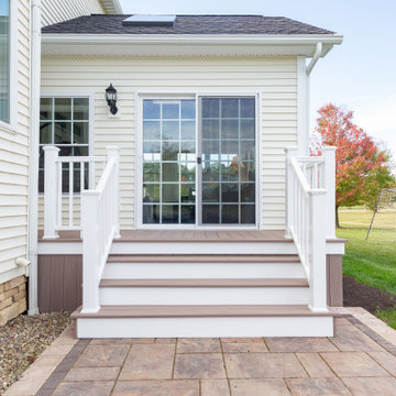 3 Season Room with AZEK Deck and Unilock Paver Patio