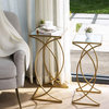 Set of 2 Nesting Coffee Tables for Bedroom