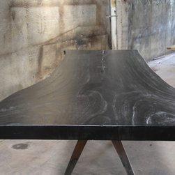 Suar Rugby Black Dining Table - Dining Tables