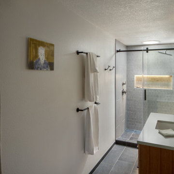 Modern Compact Bathroom Remodel