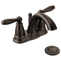 Brantford Brushed Nickel 2-Handle Arc Bathroom Faucet, Oil-Rubbed Bronze