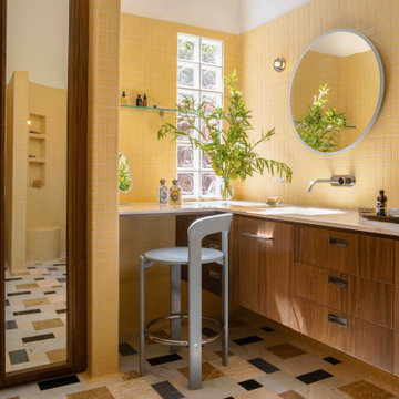 Modern Primary Bath _ Hollywood Hills Bungalow _ Eclectic _ Charming