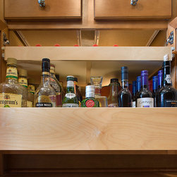 Pull Out Shelves for Your Wet Bar - Kitchen Drawer Organizers