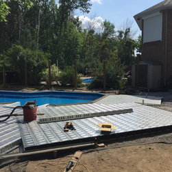 Paverdeck around a Pool - Landscaping Stones And Pavers