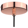 Kobe Glass and Copper Pendant Light
