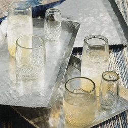 Crackle Glasses - Cups And Glassware