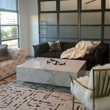 Santa Monica Penhouse Apartment - Living Room Makeover