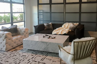 Living room - mid-sized contemporary living room idea in Los Angeles