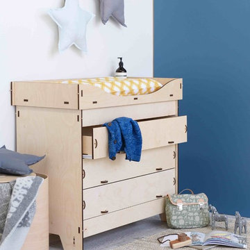 Kids Rooms - A4 Drawers with removable A4 Change Station