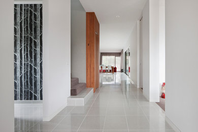 Photo of a modern hallway in Melbourne.