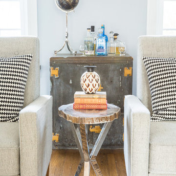 MAINLINE FEMININE MEETS MASCULINE LIVING ROOM