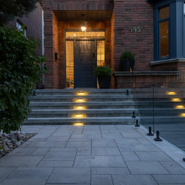 2022 Design Gallery - Driveway and Modern Front Steps