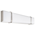 WAC Limited - Link LED Energy Star Bathroom Vanity and Wall Light, Brushed Nickel - With soft illumination diffused through translucent acrylic, Link adds a clean, modern look to baths and other types of modern decor. Multiple LED array for uniform illumination.