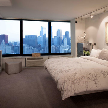 Chicago Millennium Park Residence Master Bedroom