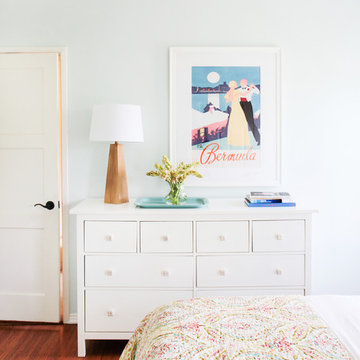 Modern Preppy Master Bedroom on a Budget in Sherman Oaks