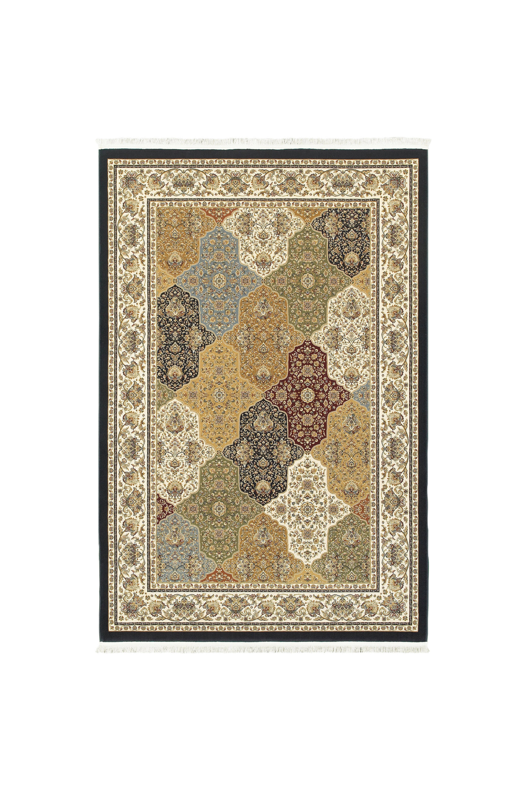 Masterpieces Rugs Oriental Weavers Masterpiece Navy/Multi Oriental 1331X Area Rug, 3'10 ...
