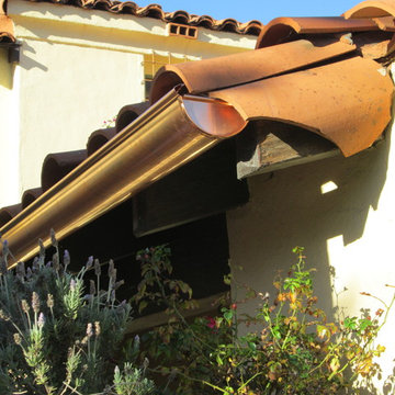 Copper Rain Gutter Projects