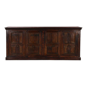 Palazzo Distressed Handcrafted Solid Wood Extra Long Buffet
