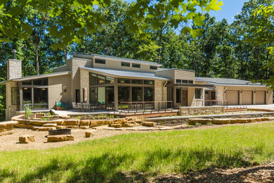 Inspiration for a contemporary exterior home remodel in Other