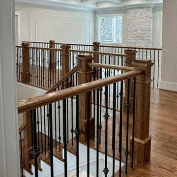 Project #117 | Custom Twist on a Classic L-Shaped Stair