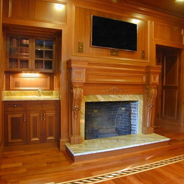 A Proper Boston Study For A Distinguished Boston Home