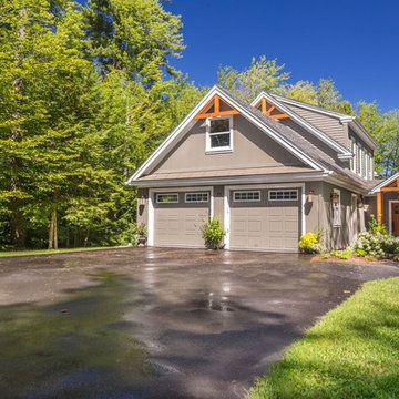 Lake Sunapee Home Surrounded by Greenery