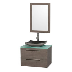 Gray Oak Bathroom Vanities - Bathroom Vanities And Sink Consoles