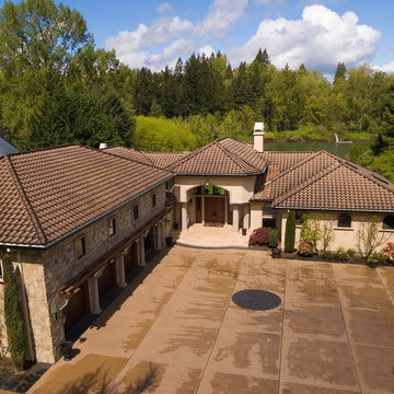Willamette River Italian Villa