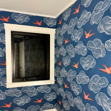 Wallpaper installation Laundry Room in Goodyear