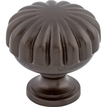 Top Knobs M756 Melon 1-1/4 Inch Mushroom Cabinet Knob - Oil Rubbed Bronze