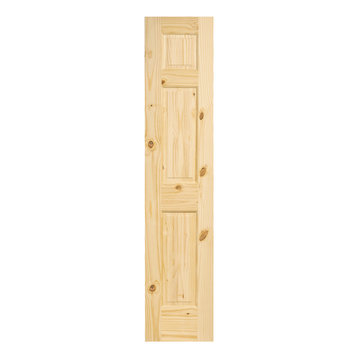 6-Panel Door, Solid Knotty Pine, Kimberly Bay Interior Slab Colonial, 80"x18"
