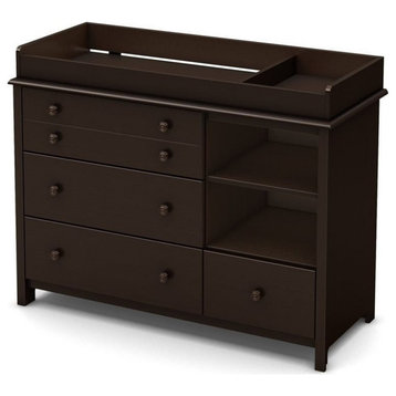 Pemberly Row Changing Table in Espresso