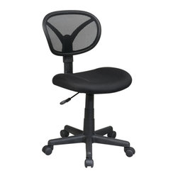 Black Screen Back Task Office Chair - Office Chairs