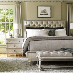 Lexington Furniture Sag Harbor Tufted Upholstered King Bed - Products