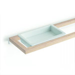 WS Bath Collections - Bamboo 52892 Soap Dish in Glossy White - WS Bath Collections Bamboo Collection is an exclusive collection of fine bathroom accessories made to highest industry standards. Designed with Bamboo finishing that brings a clean refined modern and contemporary design to your bathroom makes the perfect choice for both residential and commercial projects.