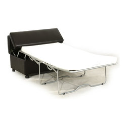 Sunset Trading Bonded Leather Sleeper Ottoman - Footstools And Ottomans
