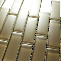 1x3 Brown Glossy Subway Glass Mosaic Tiles - Home Accessories & Decor