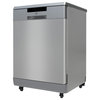 Energy Star 24″ Portable Stainless Steel Dishwasher – Stainless Steel