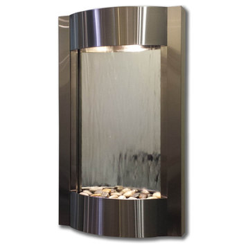 Serene Waters by Adagio Water Features, Silver Mirror, Stainless Steel