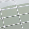 Bodesi Ethereal 3x6 Solid Color Subway Mosaic Glass Tile 3x6 Sample (Qty 4)