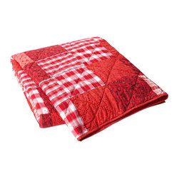 Lexington Quilt Bedspread Red - Scatter Cushions