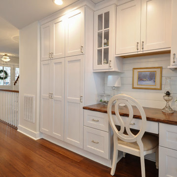 Cottage White Kitchen Design Lake of the Woods, VA