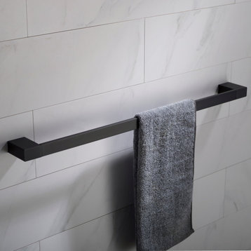 Kraus KEA-19937 Stelios 24" Towel Bar - Matte Black