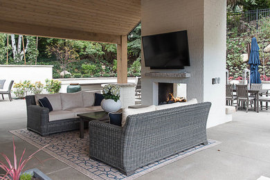 Inspiration for a transitional patio in Salt Lake City.