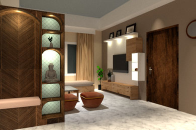 a compact 2bhk apartment