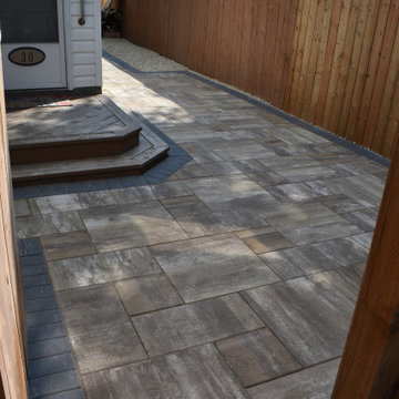 Backyard Remodel - Barkman Broadway Slabs & Fresh Sod - 2020
